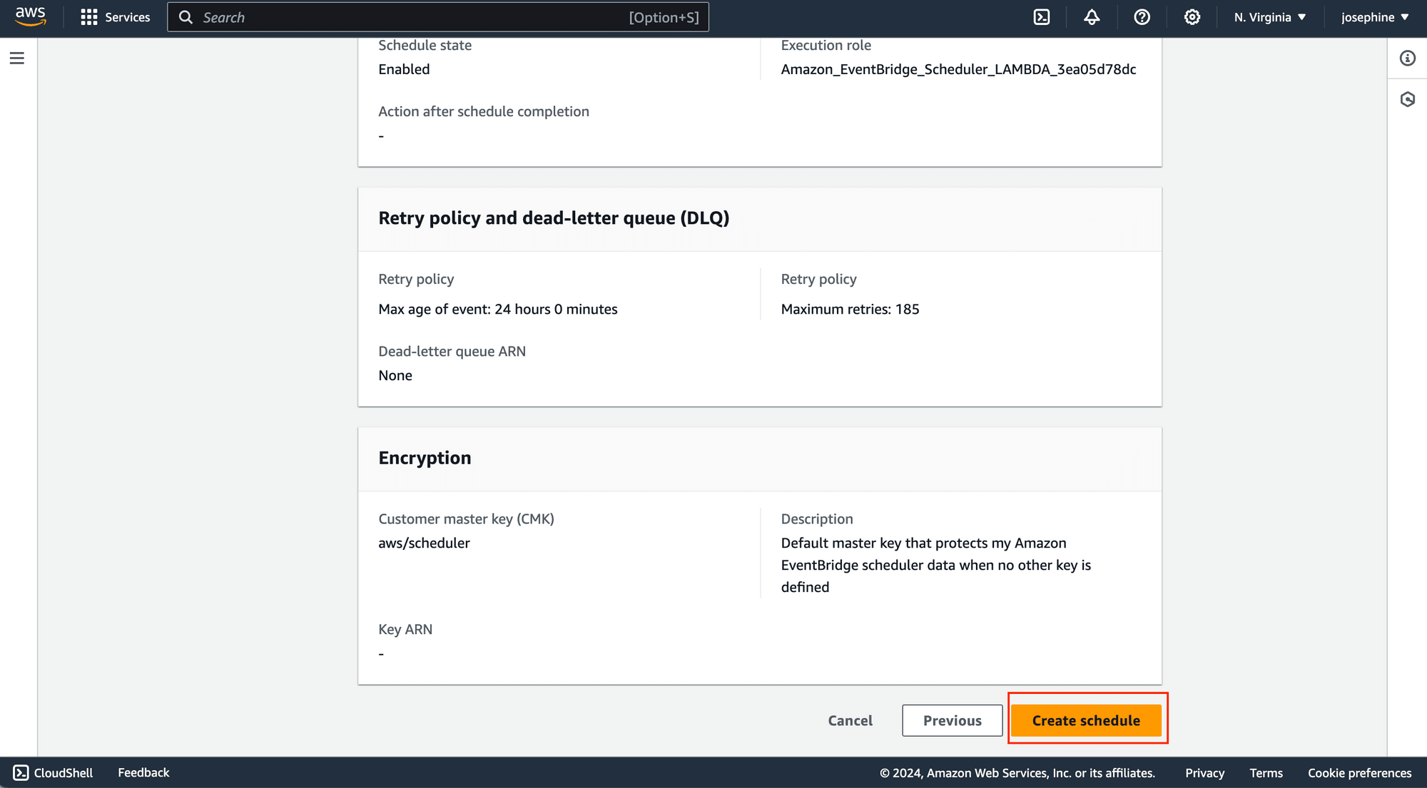 Amazon EventBridge - create schedule.png